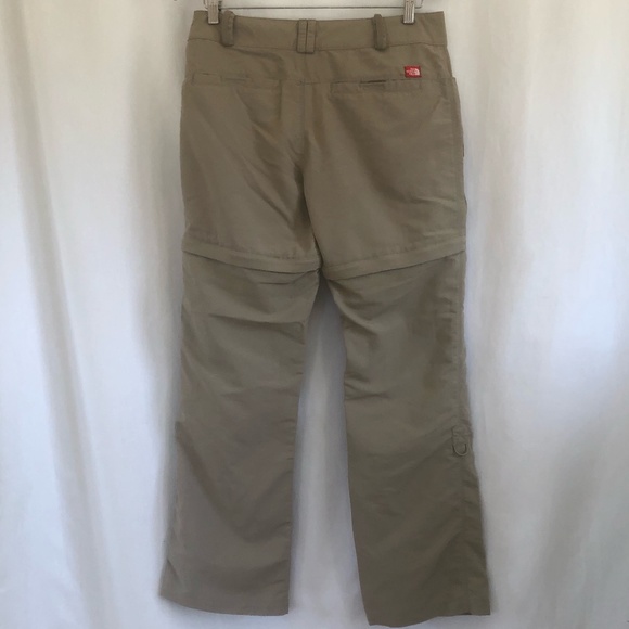 Tan North Face convertible pants. Size US 8. - Picture 5 of 13